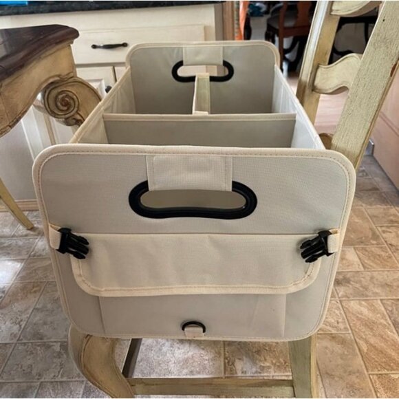 Car Trunk Organizer Car Storage Collapsible Multi Compartment Organizer - Picture 2 of 3